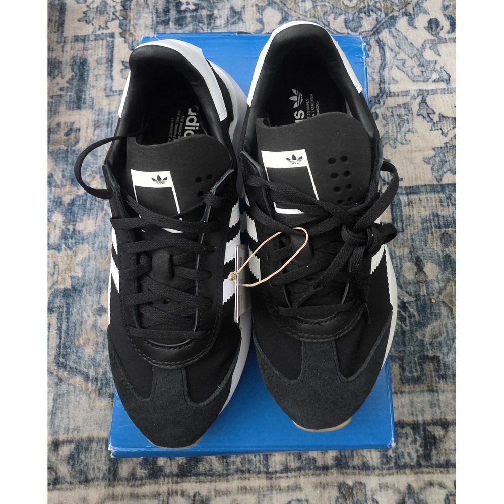 Adidas Country XLG 'Black White'  Athletic Sneakers Womens sz 4.5‎ NWTS - Picture 2 of 9